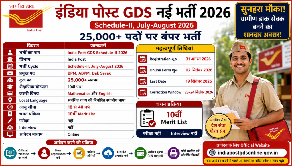 India Post GDS New Vacancy 2026